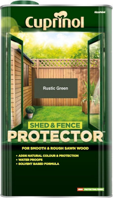 Cuprinol Shed and Fence Protector Rustic Green 5 Litre