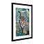 Curious Jaguar In The Rainforest - Sarah Manovski - 40 x 50cm Framed Print