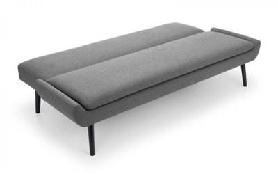 Curled Base Sofabed - Grey Linen