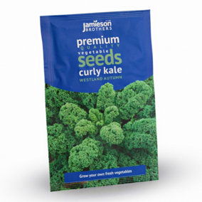Curly Kale Blue Scotch Vegetable Seeds (Approx. 155 seeds) by Jamieson Brothers