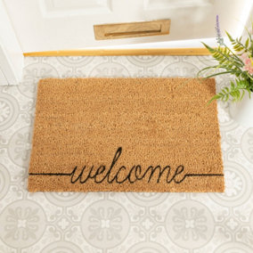 Curly Welcome doormat - Regular 60x40cm