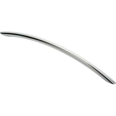 Curved Bow Cabinet Pull Handle 256 x 10mm 224mm Fixing Centres Chrome Price Comparisons | Compare The Build