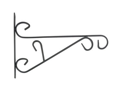 Curved Design Hanging Basket Bracket - 14"