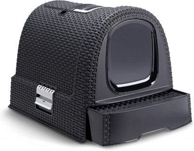 Curver Cat Litter Box Antharcite DIY at B Q