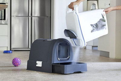 Curver Cat Litter Box- Antharcite