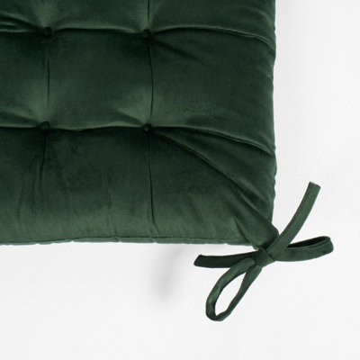 Cushion Seat Pads 4 Pack Matte Velvet Dining Chair Riser Booster - 7