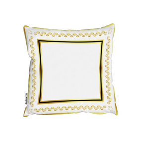 Cushions - Ancient Egyptian Gold Border (Cushion) / 45cm x 45cm