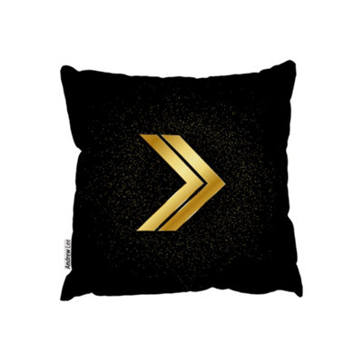 Cushions - Arrow gold (Cushion) / 45cm x 45cm