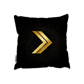 Cushions - Arrow gold (Cushion) / 60cm x 60cm