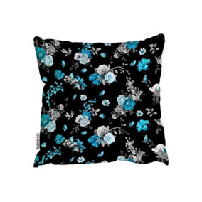 Cushions - Blue Roses (Cushion) / 45cm x 45cm