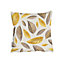 Cushions - Botanical gold and purple leaf (Cushion) / 60cm x 60cm