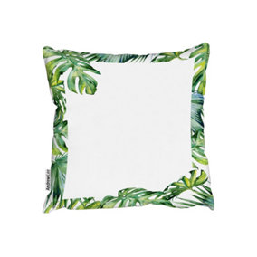 Cushions - Botanical Leaves Border (Cushion) / 60cm x 60cm