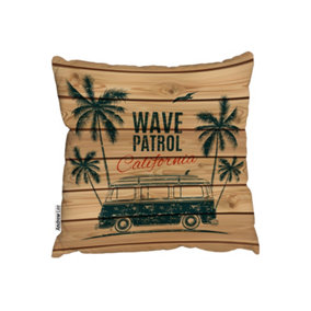 Cushions - California Wave Patrol (Cushion) / 45cm x 45cm