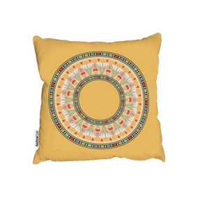 Cushions - Circle ornament Orange (Cushion) / 45cm x 45cm