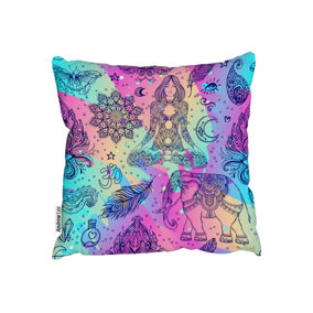 Cushions - Colorful rainbow (Cushion) / 45cm x 45cm