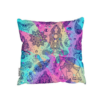 Cushions - Colorful rainbow (Cushion) / 45cm x 45cm