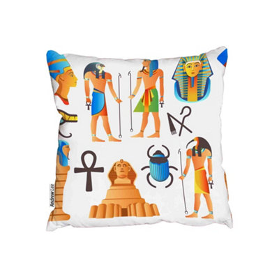 Cushions - Egyptian mythological signs (Cushion) / 45cm x 45cm | DIY at B&Q