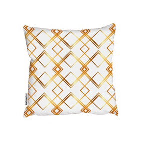 Cushions - Elegant gold frame (Cushion) / 45cm x 45cm