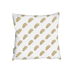 Cushions - Gold Leaf Pattern (Cushion) / 45cm x 45cm
