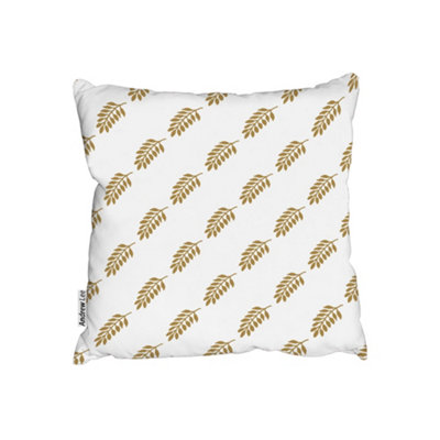 Cushions - Gold Leaf Pattern (Cushion) / 60cm x 60cm