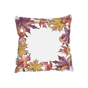 Cushions - Gold & Purple Leaves (Cushion) / 45cm x 45cm