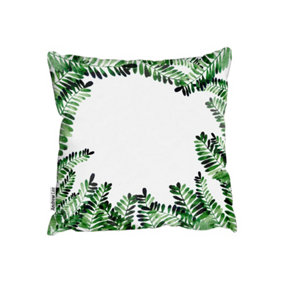 Cushions - Green Botanical Leaves (Cushion) / 45cm x 45cm