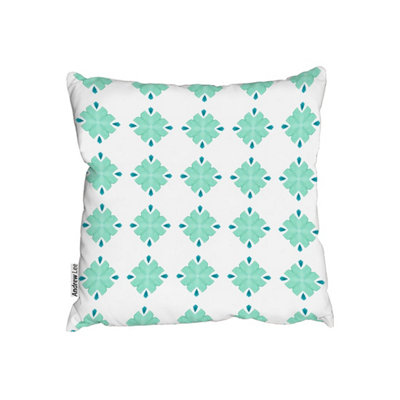 Cushions - Green uncommon boho chic summer design (Cushion) / 60cm x 60cm