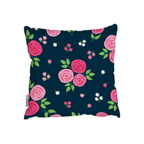 Cushions - Hand drawn roses (Cushion) / 45cm x 45cm