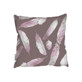 Cushions - Imprints bird feathers (Cushion) / 45cm x 45cm