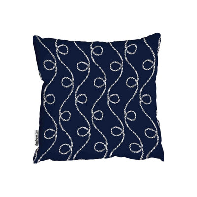 Cushions - Nautical rope pattern. (Cushion) / 45cm x 45cm