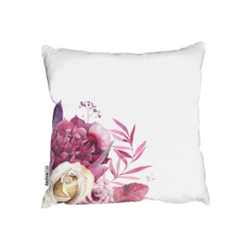 Cushions - Pink Floral (Cushion) / 45cm x 45cm