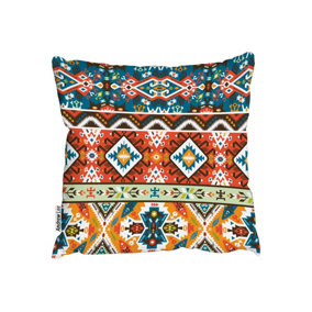 Cushions - Seamless colorful pattern in tribal style (Cushion) / 45cm x 45cm