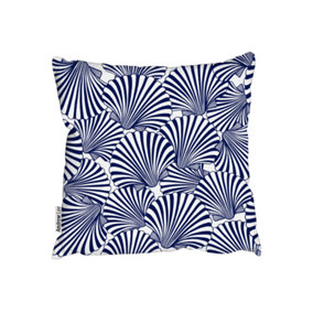 Cushions - Striped Sea Shells (Cushion) / 60cm x 60cm