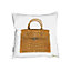 Cushions - Stylish Brown Bag (Cushion) / 45cm x 45cm