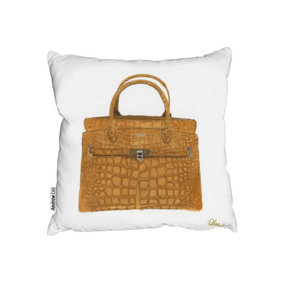 Cushions - Stylish Brown Bag (Cushion) / 45cm x 45cm
