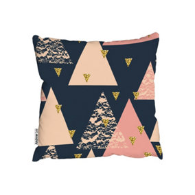 Cushions - Triangle Pattern (Cushion) / 45cm x 45cm