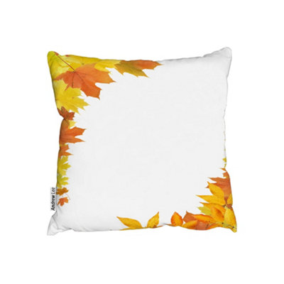 Cushions Yellow Autumn Border (Cushion) / 45cm x 45cm DIY at B&Q