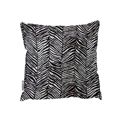 Cushions - Zebra Grunge Print (Cushion) / 60cm x 60cm