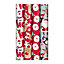 Cute Christmas Gift Wrapping Paper 4 x 4M Rolls and Gift Tags Santa Reindeer Face