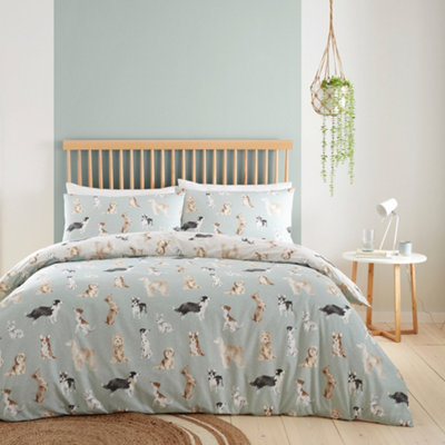 Cute Dogs Easycare Duvet Cover Set