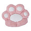 Cute Plush Seat Pad Cushion Cat Paw Cushion Lazy Sofa Seat Cushion Pink L 70 x W 60 cm