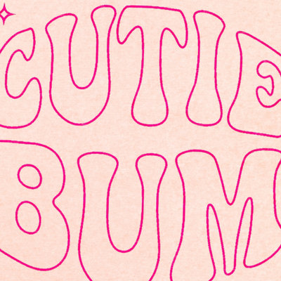 Cutie Bum Pink Stone Non Slip Bath Mat - 3
