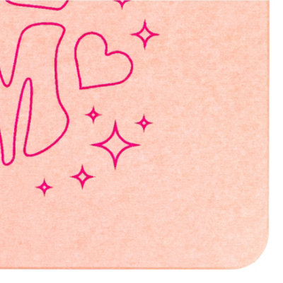 Cutie Bum Pink Stone Non Slip Bath Mat - 4