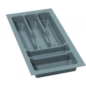 Cutlery tray PRO, grey, 300mm (230mmx490mm)