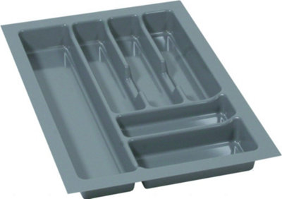 Cutlery tray PRO, grey, 400mm (330mmx490mm)