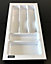 Cutlery tray PRO, white, 300mm (230mmx490mm)