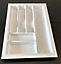 Cutlery tray PRO, white, 400mm (330mmx490mm)