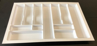 Cutlery tray PRO, white, 800mm (730mmx490mm)