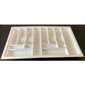 Cutlery tray PRO, white, 900mm (830mmx490mm)