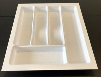 Cutlery tray UNI, white, 450mm (380mmx430mm)